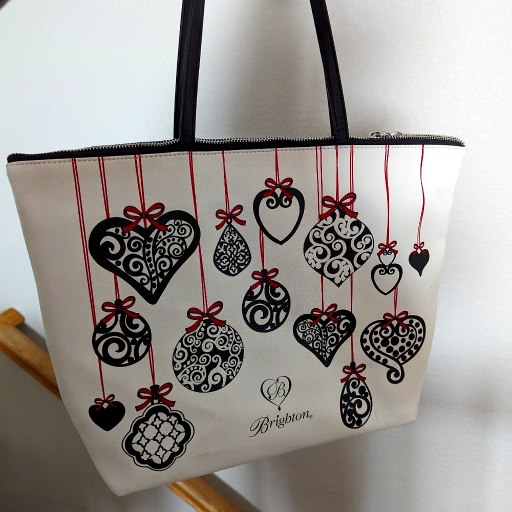 Brighton holiday Christmas purse tote bag